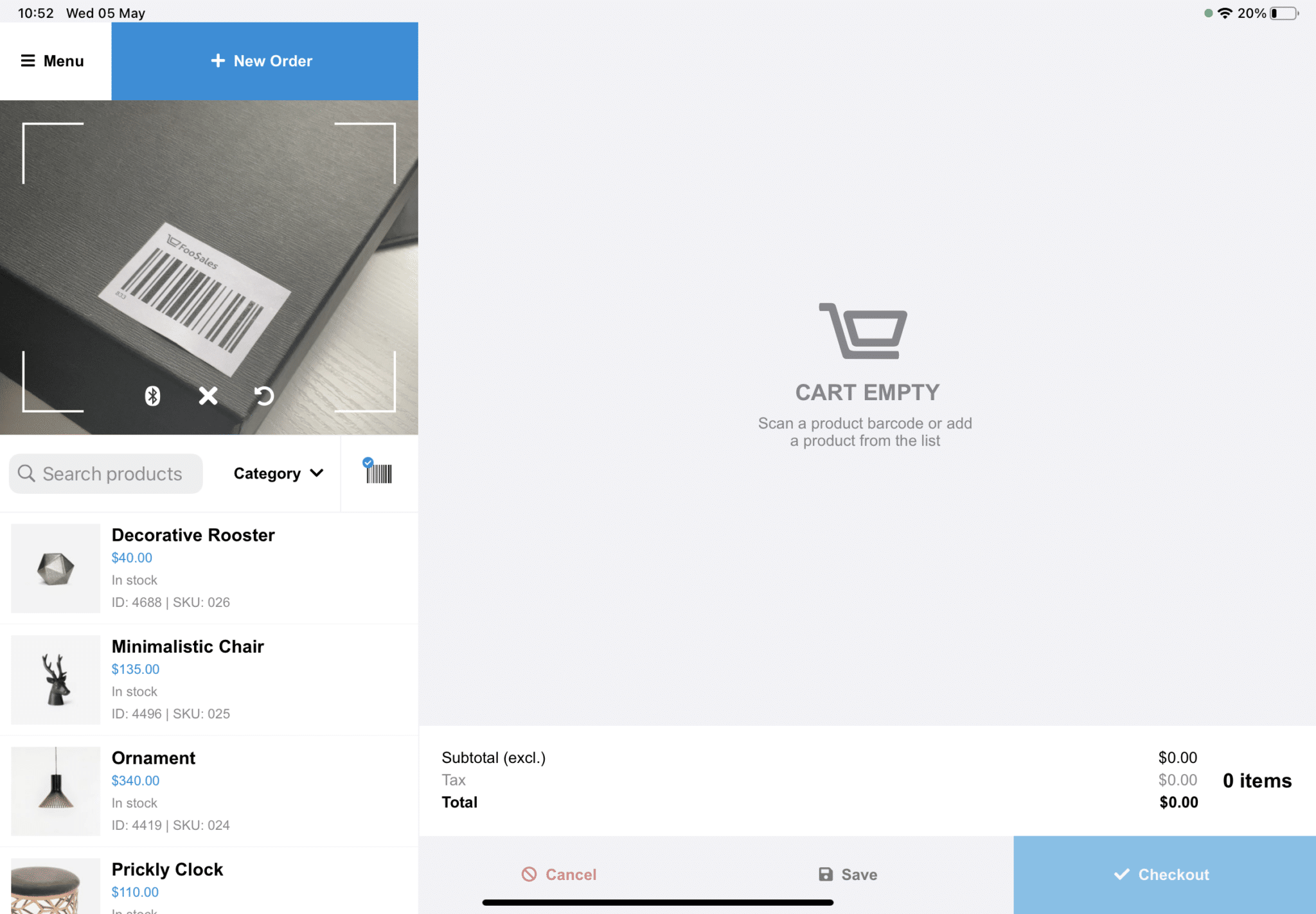 How To Use Barcodes And Barcode Scanners With And FooSales FooSales