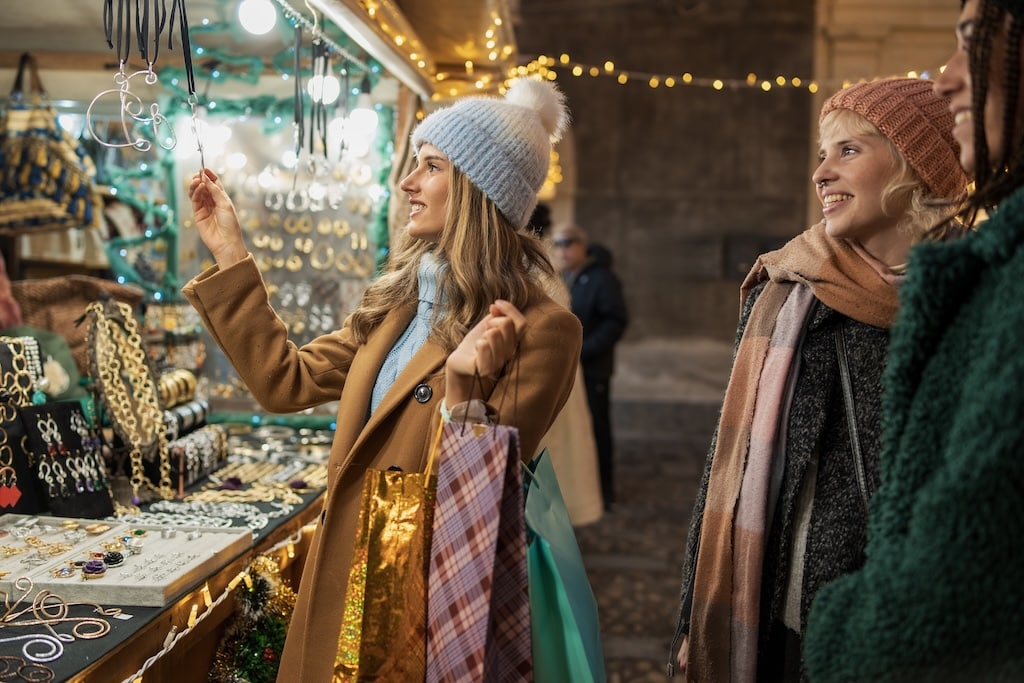 Christmas Market Shopping
