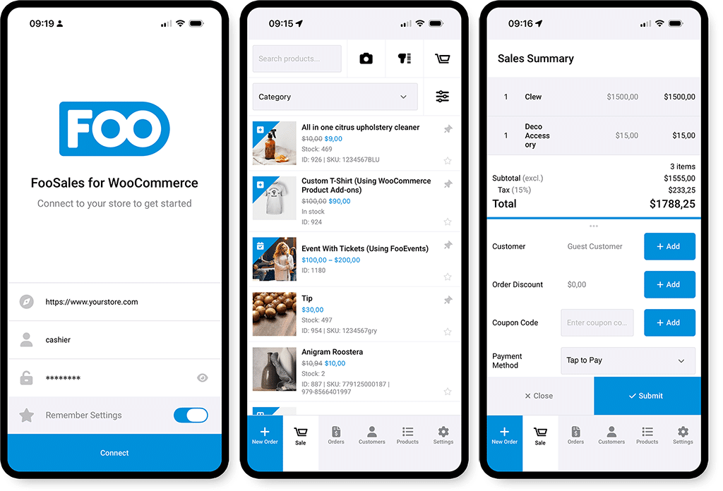 New: Foosales Now Available On Iphone And Android Handsets, Plus Contactless Payments And Custom Branding 2 Foosales Iphone And Android Phone Apps
