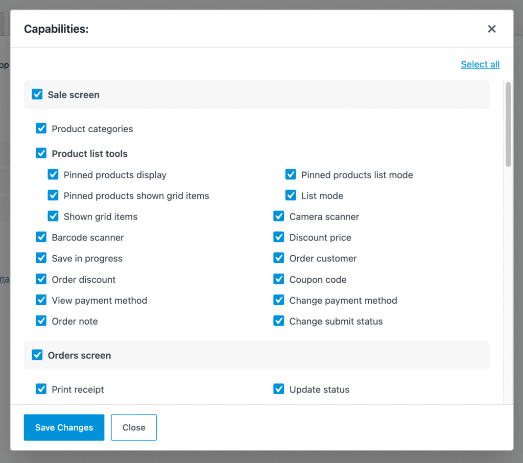 Announcing Foosales Pos User Roles, Permissions, And Pin Security 2 Role Capabilities